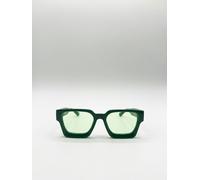 SVNX Square Retro Mint Green Sunglasses - Green - One Size