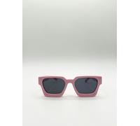 SVNX Square Retro Pink Sunglasses - Pink - One Size