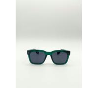 SVNX Square Sunglasses in Green Black - Green - One Size