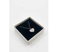 Svnx Starry Heart Necklace In Silver - Gift Boxed Silver