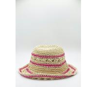 SVNX Striped Straw Bucket Hat - Multi