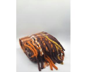 SVNX Tartan Blanket Scarf with Tassles - Multi - One Size