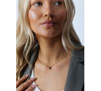 SVNX Teardrop Pendant Necklace in Emerald Green - Gift Boxed - One Size - GOLD