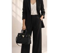 Svnx Top Handle Satchel Handbag In Black Black