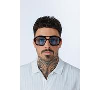 SVNX Tortoiseshell Navigator Sunglasses with Blue Lenses - One Size - Blue