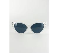 SVNX Transparent Frame Cat Eye Sunglasses - One Size - CLEAR