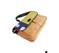 Svnx Upcycled Large Messenger Laptop Bag Multi