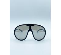 Svnx Wave Mask Sunglasses In Black Black