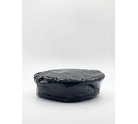 Svnx Wet Look Beret In Black Black