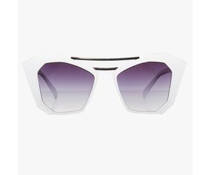SVNX Women's Angular Sunglasses In White