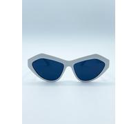 SVNX Women's Angular Sunglasses in White SVNX White One Size