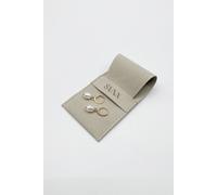 SVNX Women's Baroque Pearl Earrings in Gold
