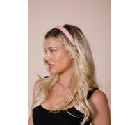 SVNX Women's Beaded Headband In Pink