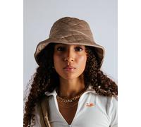 SVNX Women's Beige Quilted Bucket Hat