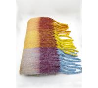 SVNX Women's Bright Checked Print Scarf