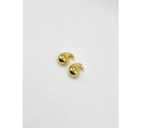 SVNX Women's Chunky Droplet Earrings in Gold