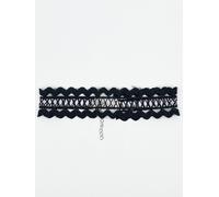 SVNX Women's Corded Wave Edge Choker in Black SVNX Black One Size