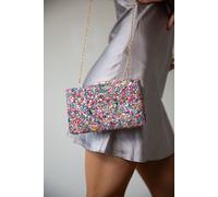 SVNX Women's Embellished Square Clutch Bag in Multi SVNX Multicolor One Size