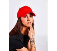 SVNX Women's Embroidered Baseball Cap in Setting Sun in Orange
