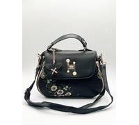 SVNX Women's Embroidered Crossbody Bag in Black SVNX Black One Size