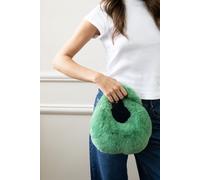 SVNX Women's Faux Fur Soft Grab bag in Green SVNX Green One Size