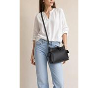 SVNX Women's Faux Leather Shoulder Bag in Black