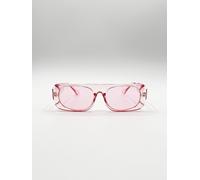 SVNX Women's Flat Top Oval Sunglasses in Pale Pink SVNX Pale Pink One Size