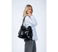 SVNX Women's Hobo Shoulder Bag & Backpack - 2 in 1 in Black