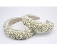 SVNX Women's Ivory Mix Pearl Embellished Headband SVNX Ivory One Size