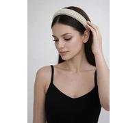 SVNX Women's Ivory Pearls & Rhinestone Headband SVNX Ivory One Size