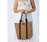 SVNX Women's Large Beach Tote Bag in Beige