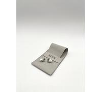 SVNX Women's Large Pearl Diamante Earrings in Silver SVNX Silver One Size