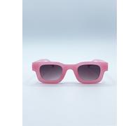 SVNX Women's Matte Square Sunglasses in Pink SVNX Pink One Size