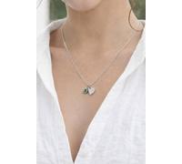 SVNX Women's Mini Heart & August Birthstone Necklace - Gift Boxed in Silver