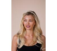 SVNX Women's Minimal Pearl Headband in White SVNX White One Size