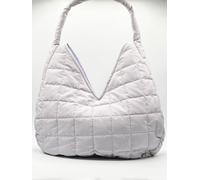 SVNX Women's Oversized quilted shoulder bag in Lilac