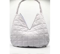 SVNX Women's Oversized quilted shoulder bag in Lilac SVNX Lilac One Size