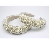 SVNX Women's Pearl Headband in Ivory SVNX Ivory One Size