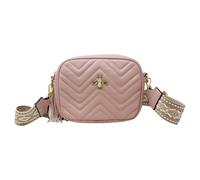 SVNX Women's Pink Bee Embellished Camera Bag SVNX Pink One Size