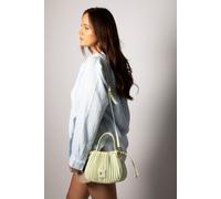 SVNX Women's Pleated Pouch Bag in Mint in Green SVNX Green One Size