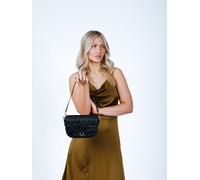 SVNX Women's Quilted Crossbody Bag in Black SVNX Black One Size