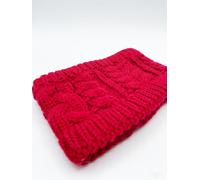 SVNX Women's Red Cable Knitted Headband SVNX Red One Size