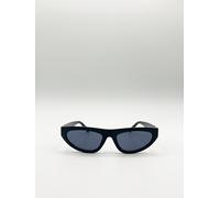 SVNX Women's Retro Oval Sunglasses in Black SVNX Black One Size