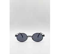 SVNX Women's Retro Round Sunglasses in Black SVNX Black One Size