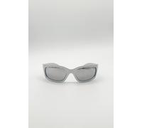 SVNX Women's Silver Racer Wrap Sunglasses