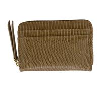 SVNX Women's Small Snake Print Zipped Purse in Brown