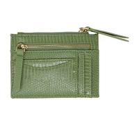 SVNX Women's Snake Print Card Holder in Green SVNX Green One Size