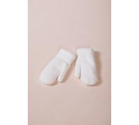 SVNX Women's Soft Knit Mittens in White