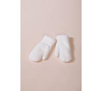 SVNX Women's Soft Knitted Mittens in White SVNX White One Size