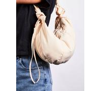 SVNX Women's Soft Oversized Scrunchie Strap bag in Off White